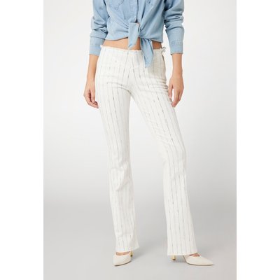 Jean blanc taille basse La Redoute
