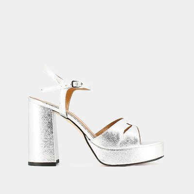 Sandales en cuir Justine, plateforme JONAK