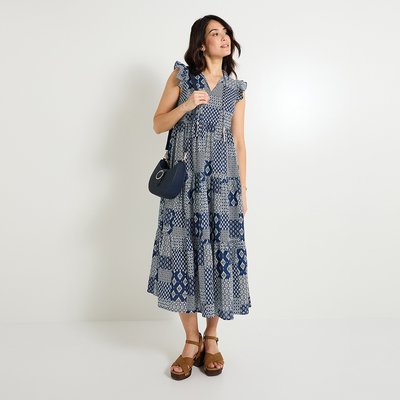 Robe longue imprimée GRAIN DE MALICE