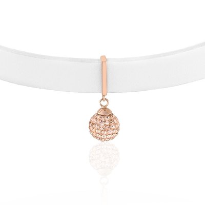 Collier en acier et cristal MISSISSIPI