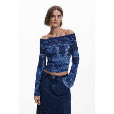 Desigual - Pull col bateau DESIGUAL