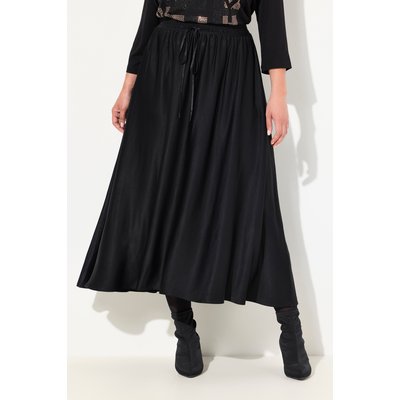 Jupe midi en satin, silhouette en A ULLA POPKEN