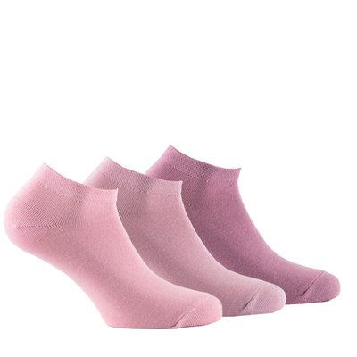 Lot de 3 paires d'invisibles en coton camaïeux pour enfant KINDY