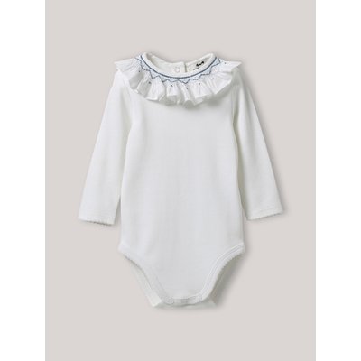Body col avec smocksen coton biologique CYRILLUS