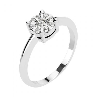Bague en or blanc 750 MARILYN BLUESPIRIT