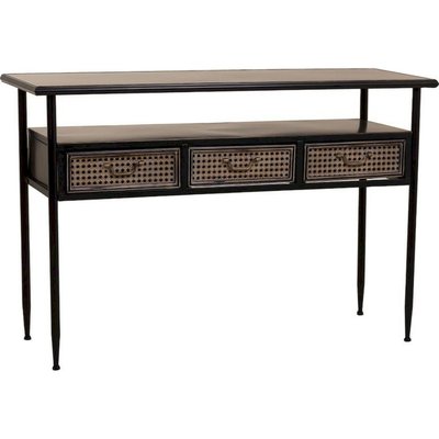 console métal  style vintage ambiance chaleureuse RECOLLECTION