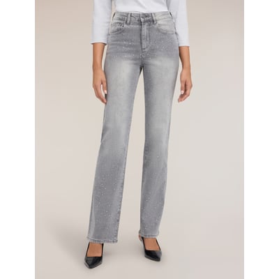 Jean large avec strass appliqués MOTIVI