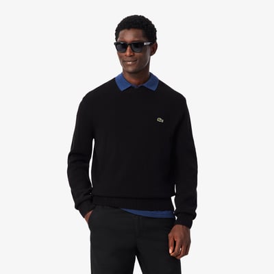 Pull en laine col rond LACOSTE
