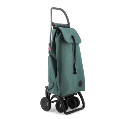 TOUR IMAX MF - Chariot de course Pliable - 4 roues - Vert clair - Spacieux et ergonomique, cadre léger en aluminium, sac imperméable - Idéal pour un ROLSER
