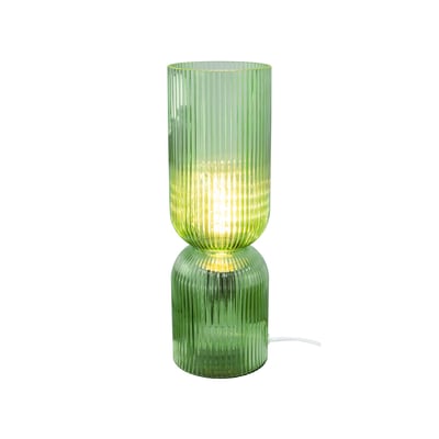 Lampe à poser en verre strié, CHARMY C-CREATION