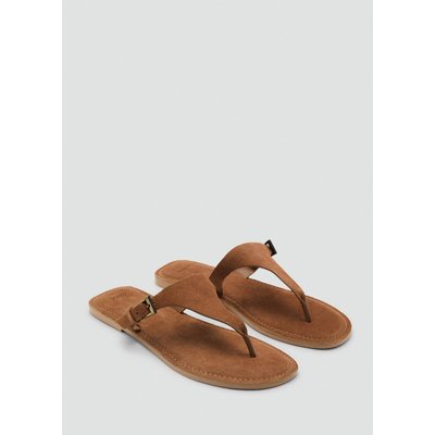 Sandales cuir boucle MANGO TEEN