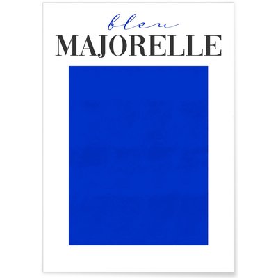 Affiche Bleu Majorelle L'AFFICHERIE