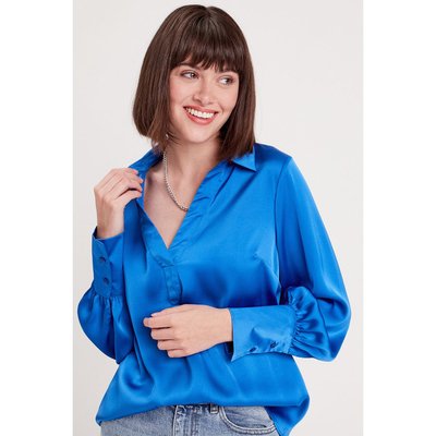 Blouse bleu roi La Redoute
