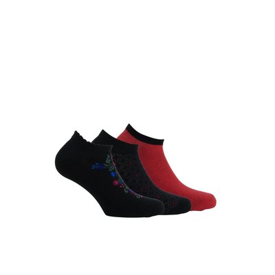 Lot de 3 paires de chaussettes invisibles KINDY