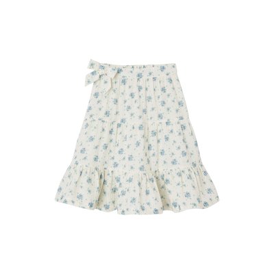Jupe à volants cérémonie en gaze de coton VERTBAUDET
