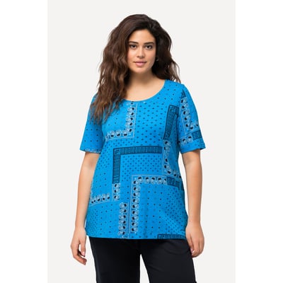 T-shirt en coton bio à motif patchwork ULLA POPKEN