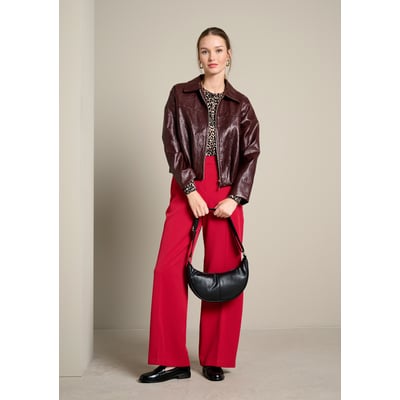 Pantalon classique coupe large en twill LOLALIZA