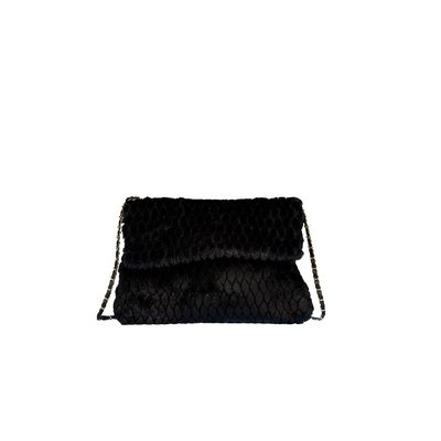 Sac en tissu ultra-doux avec lanière chaîne réglable ENZA DEELUXE
