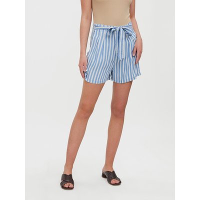 Short En Lyocell, Ceinture À Nouer VERO MODA