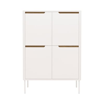 Buffet haut en bois 4 portes H128cm - SWITCH TENZO