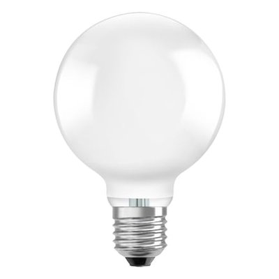 Ampoule Globe 9,5 Cm Dépolie 4 W=60 E27 - Blanc Chaud OSRAM