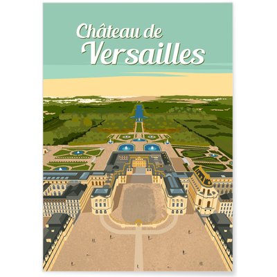 Affiche Château de Versailles L'AFFICHERIE