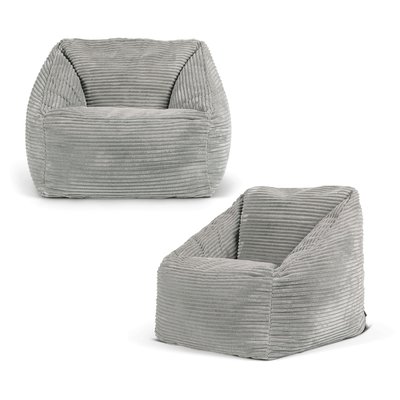 Lot de poufs fauteuil enfant velours côtelé Oeko-Tex® - MORGAN ICON