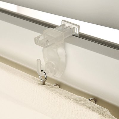 Lot de fixations transparentes sans percer à serrer pour store bateau MADECOSTORE