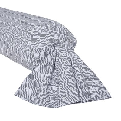Taie de traversin impriméee en bambou, Made in France, QUENTIN ORIGIN