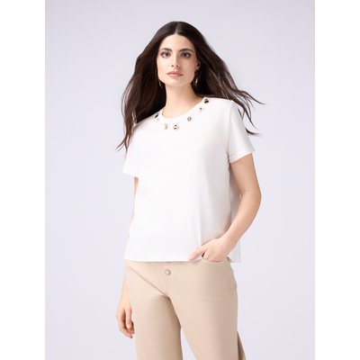 T-shirt réalisée en jersey 100% coton OLTRE
