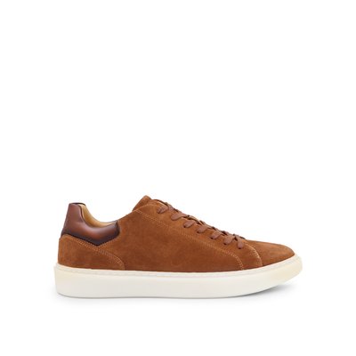 Basket daim marron femme deals