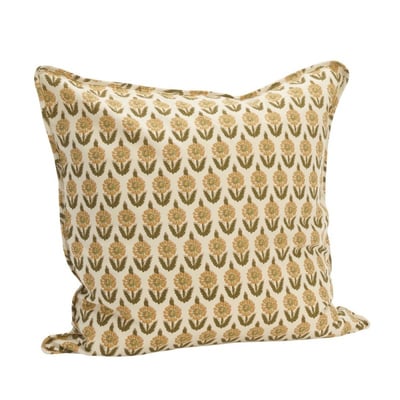 Grande housse coussin coton fleurs MADAM STOLTZ