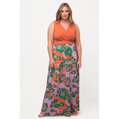 Robe maxi sans manches. Décolleté ULLA POPKEN