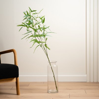 115cm Artificial Real Touch Oversized Eucalyptus Branch SO'HOME