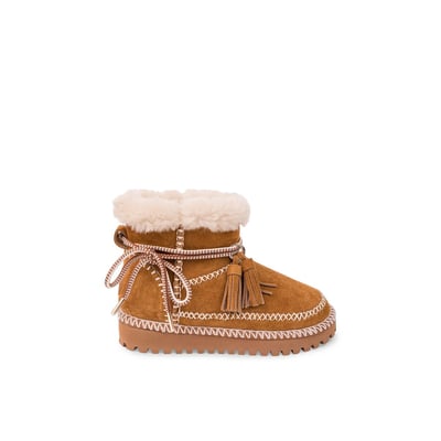 Charlotte Faux Fur Lined Suede Ankle Boots LES TROPEZIENNES PAR M.BELARBI