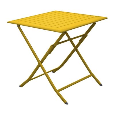 Table pliante en aluminium Lorita 70cm Tournesol PROLOISIRS