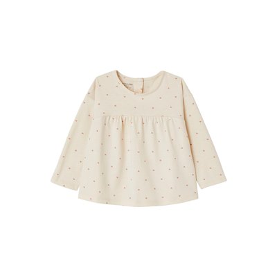 T-shirt imprimé manches longues bio VERTBAUDET