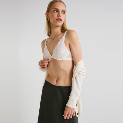 Soutien-gorge corbeille balconnet foulard SELENA en dentelle florale MONOPRIX