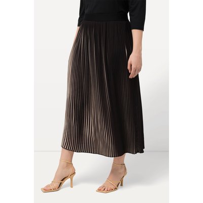 Jupe plissée bicolore, taille élastique ULLA POPKEN