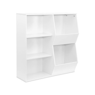 Meuble de rangement enfant 3 étagères 2 espaces de rangement TOBIAS SWEEEK