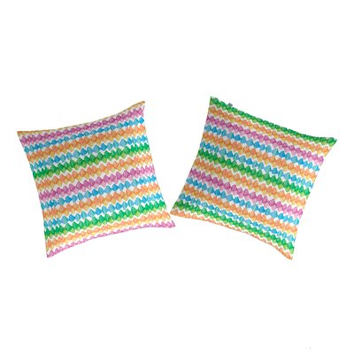 2 Taies d'oreiller 100% coton  LOLA B NAF NAF HOME