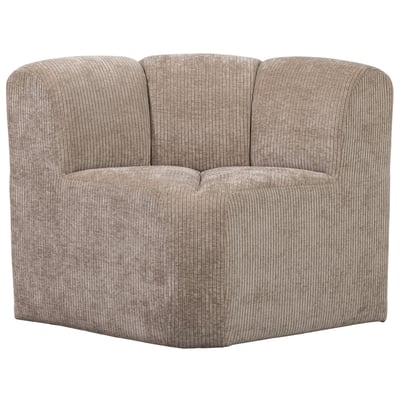 Banc de salle a manger d'angle avec dossier en bouclé MOJO WOOOD