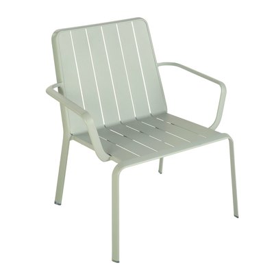 Chaise basse de jardin en aluminium, IDAHO NATERIAL