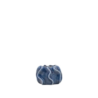 Bougeoir design en céramique 9cm ORNAMI