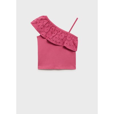 T-shirt asymétrique volanté MANGO KIDS