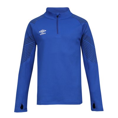 T-SHIRT DE SPORT MANCHES LONGUES 1/2 ZIP HOMME Polyester UMBRO