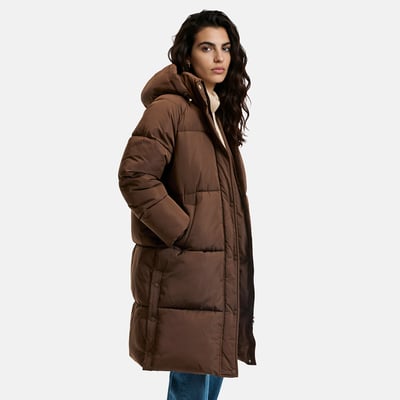 Chaqueta larga acolchada con capucha LA REDOUTE COLLECTIONS