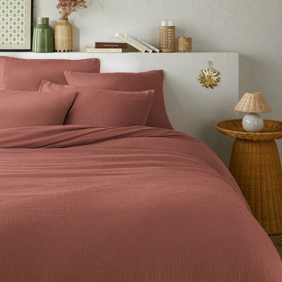 Housse de couette gaze de coton/coton lavé, Kumco LA REDOUTE INTERIEURS