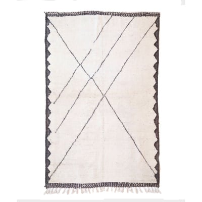 Tapis berbère marocain pure laine 168 x 261 cm AFK LIVING
