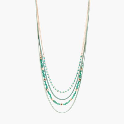 Collier 5 rangs chaines fantaisie BALABOOSTE